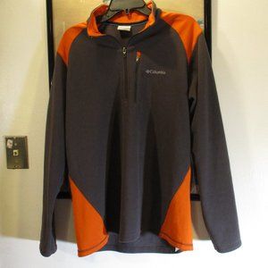 Columbia Quarter Zip Fleece Jacket Medium